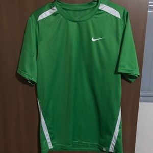 Green dri-fit shirt